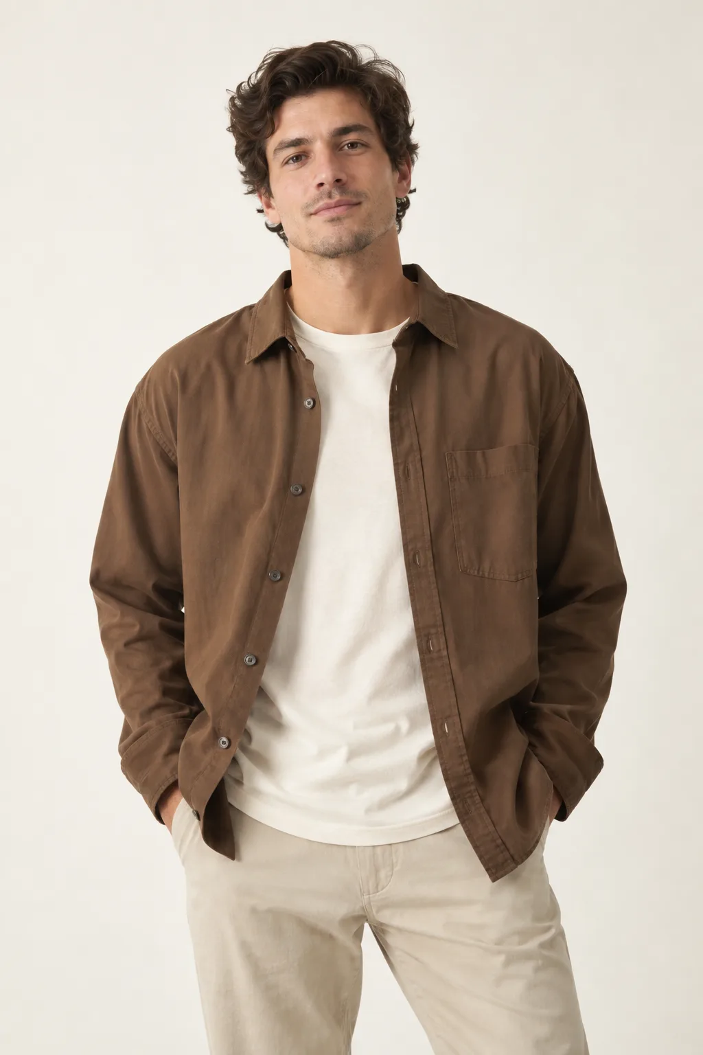 The relaxed overshirt